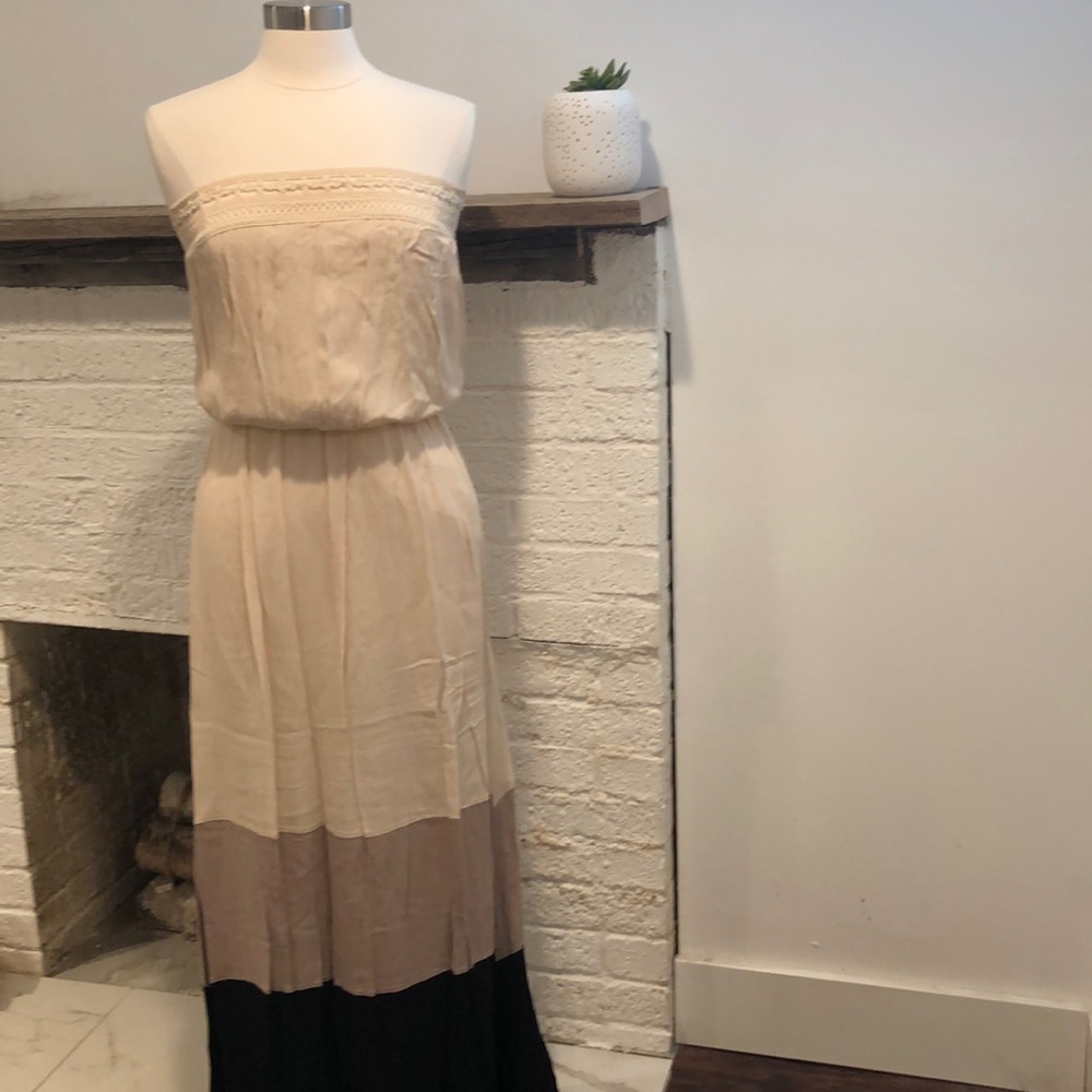 NWOT Three-toned Maxi Dress
